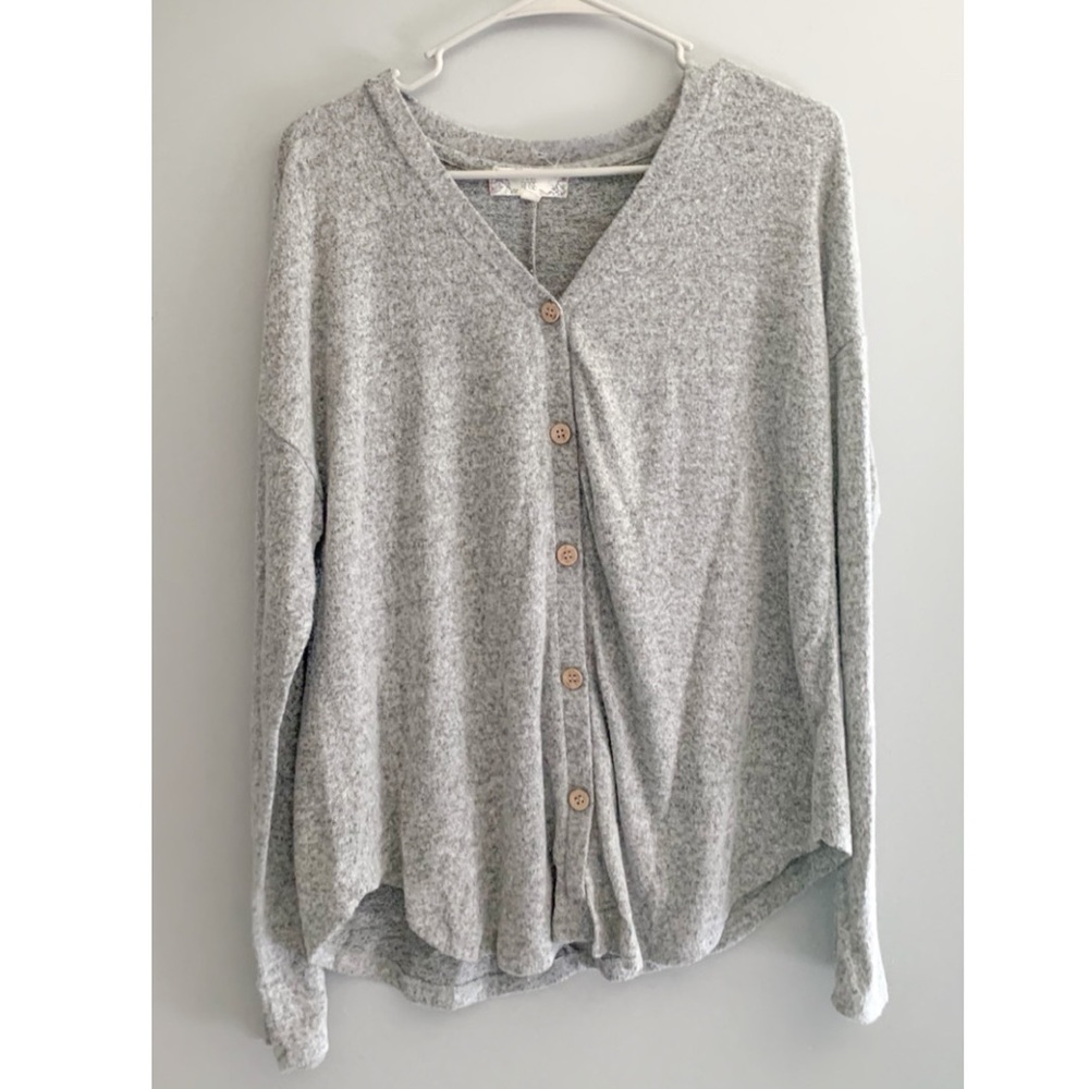 grey button up dress shirt